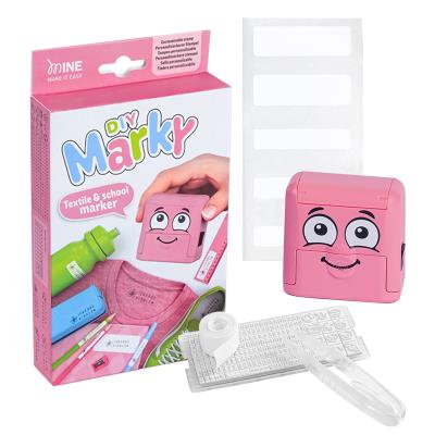 Opakowanie Pieczątka Drukarenka Diy Marky do odzieży różowa