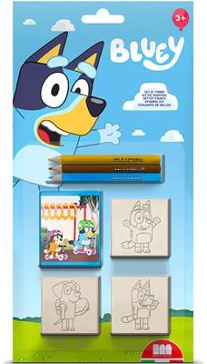 Pieczątki Bluey. Wydawca: Multiprint. SmakLiter.pl Opakowanie Pieczątki Bluey