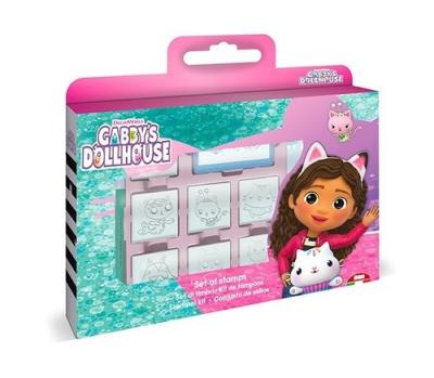 Pieczątki Koci Domek Gabi w walizce. Wydawca: Multiprint. SmakLiter.pl Opakowanie Pieczątki Koci Domek Gabi w walizce