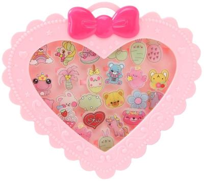 Opakowanie Pierścionki bajkowe w sercu 24szt