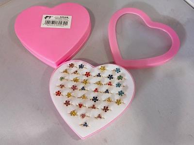 Opakowanie Pierścionki regulowane 36szt