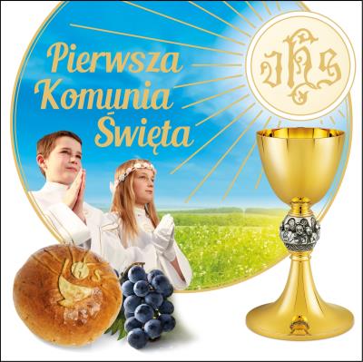 Pierwsza Komunia Święta - pakiet z DVD. Autor: Opracowanie zbiorowe. SmakLiter.pl Okładka książki Pierwsza Komunia Święta - pakiet z DVD