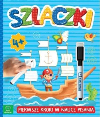 Okładka książki Pierwsze kroki w nauce pisania. Szlaczki