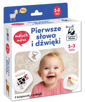 Okładka książki Pierwsze słowa i dźwięki. Maluch mówi