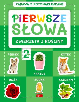 Okładka książki Pierwsze słowa. Zabawa z fotonaklejkami. Zwierzęta