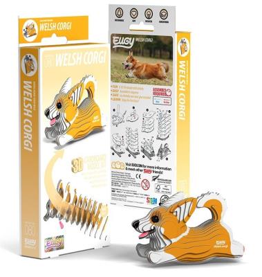 Opakowanie Pies Corgi Eugy. Eko Układanka 3D