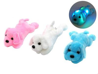 Opakowanie Piesek pluszowy 35cm ze światłem LED MIX