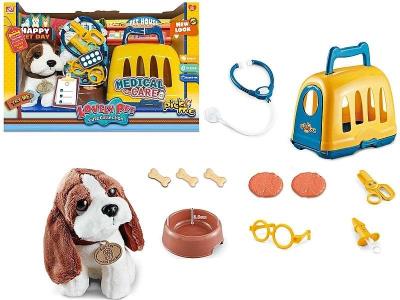 Opakowanie Piesek z klatką do przenoszenia