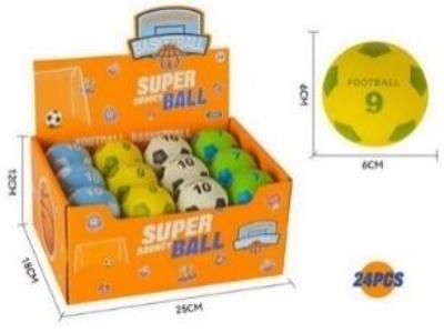 Opakowanie Piłeczka Football 6cm mix