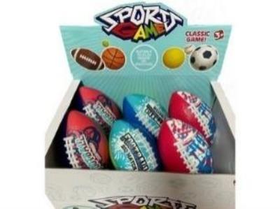 Piłeczka rugby 13cm mix. Wydawca: Czapska. SmakLiter.pl Opakowanie Piłeczka rugby 13cm mix