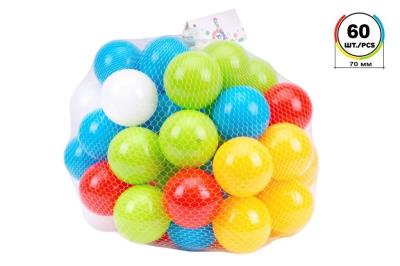 Piłeczki 7cm 60szt. Wydawca: Technok. SmakLiter.pl Opakowanie Piłeczki 7cm 60szt