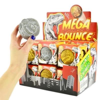 Opakowanie Piłka Dino wysoko odbijająca się 8cm MIX