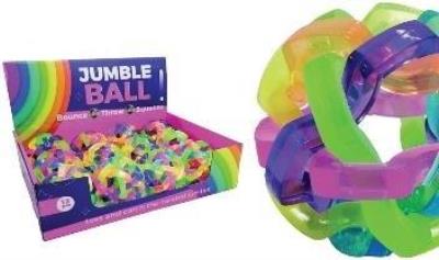 Piłka kłębek przeźroczysta. Wydawca: Artyk. SmakLiter.pl Opakowanie Piłka kłębek przeźroczysta