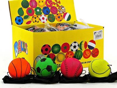 Opakowanie Piłka na gumce 6cm (24szt)