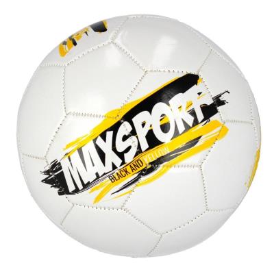 Opakowanie Piłka nożna Maxsport black and yellow