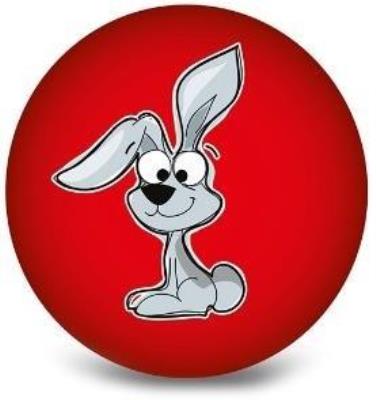 Opakowanie Piłka PVC 230MM - Zajączek