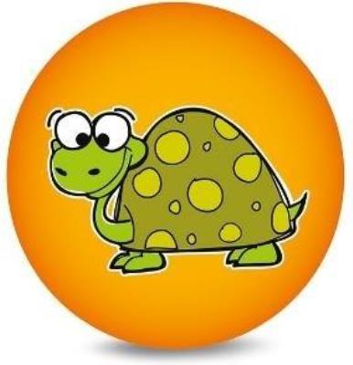 Opakowanie Piłka PVC 230MM - Żółw