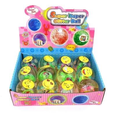 Opakowanie Piłka świecąca 5,5cm Buźka mix