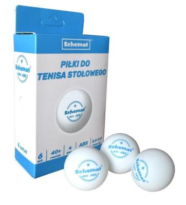 Opakowanie Piłki do tenisa stołowego 40+ ABS 6szt