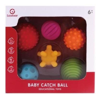 Opakowanie Piłki sensoryczne 6 elementów