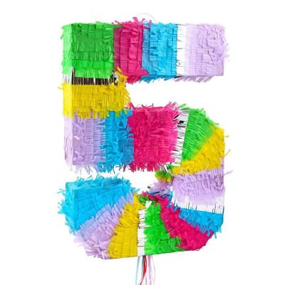 Piniata cyfra 5 pastelowa 50x35x7.5cm. Wydawca: GODAN. SmakLiter.pl Opakowanie Piniata cyfra 5 pastelowa 50x35x7.5cm