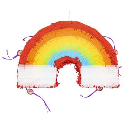 Piniata składana tęcza. Wydawca: AMSCAN. SmakLiter.pl Opakowanie Piniata składana tęcza