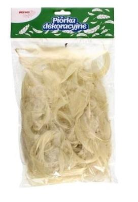 Opakowanie Pióra ecru 5-12cm 7g