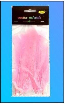 Opakowanie Piórka miękkie jasnoróżowe 15szt