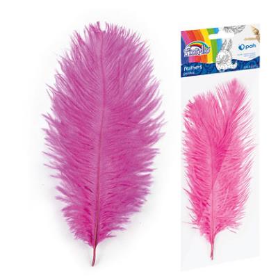 Piórka różowe 16-22 cm 3 szt. Fiorello GR-FE013. Wydawca: Fiorello. SmakLiter.pl Opakowanie Piórka różowe 16-22 cm 3 szt. Fiorello GR-FE013