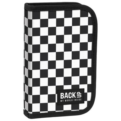 Opakowanie Piórnik 1-komorowy z wyposażeniem BACKUP 5 model SW94 szachownica