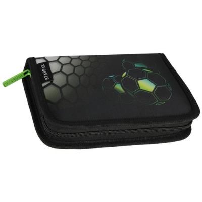 Opakowanie Piórnik 1 zamek z wyposażeniem Football