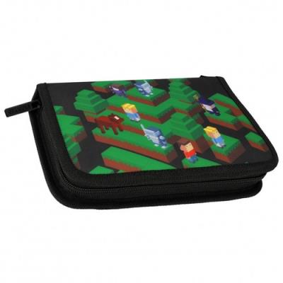 Opakowanie Piórnik 1 zamek z wyposażeniem Pixel Game