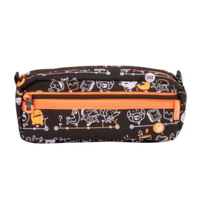 Opakowanie Piórnik 2 komorowy Tandem czarny MILAN