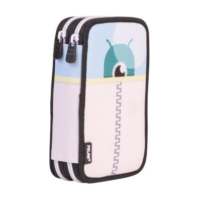 Opakowanie Piórnik 2-komorowy z wyposażeniem ALIENS niebieski