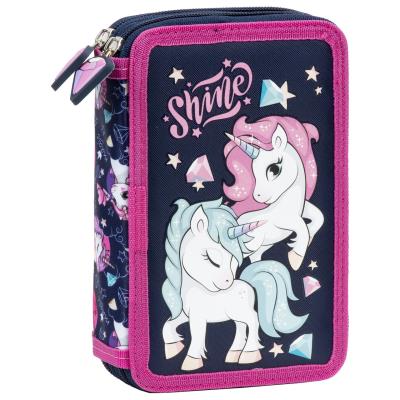 Opakowanie Piórnik 2-komorowy z wyposażeniem Jednorożec 14