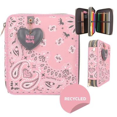 Opakowanie Piórnik 2-komorowy z wyposażeniem Miss Melody Bandan 12766