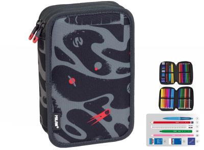 Opakowanie Piórnik 2-poziomowy z wyposażeniem Milan ROCKET BOOM