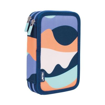 Opakowanie Piórnik 2-poziomowy z wyposażeniem Milan THE FUN niebieski