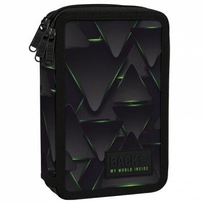 Opakowanie Piórnik 3-komorowy z wyposażeniem Backup Trójkąty 3DPB6EW49