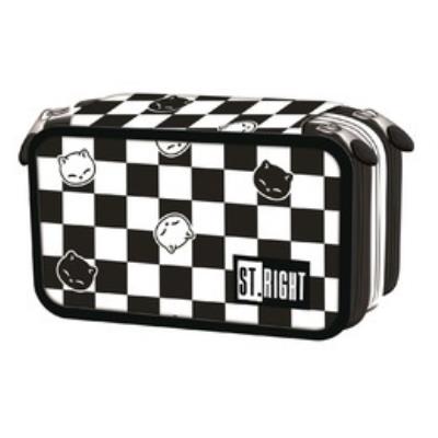 Opakowanie Piórnik 3-komorowy z wyposażeniem Chess Cats