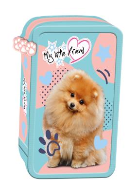 Opakowanie Piórnik 3-komorowy z wyposażeniem Fluffy Dog MY LITTLE FRIEND