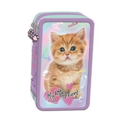 Opakowanie Piórnik 3-komorowy z wyposażeniem My Little Friend Pastel Kitty