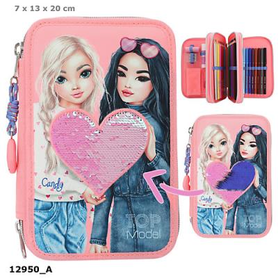 Opakowanie Piórnik 3-komorowy z wyposażeniem Top Model 12950A