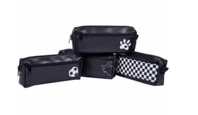 Opakowanie Piórnik dwukomorowy czarny MIX