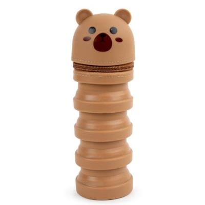 Opakowanie Piórnik etui Silica brązowy