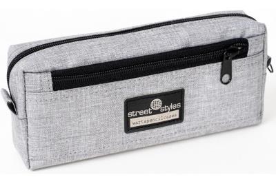 Piórnik etui z 2 zamkami błyskawicznymi Denim 1. Wydawca: Fandy. SmakLiter.pl Opakowanie Piórnik etui z 2 zamkami błyskawicznymi Denim 1