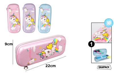 Opakowanie Piórnik jednorożec MIX