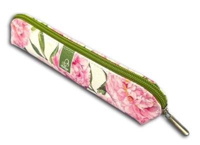 Piórnik mini peonie. Wydawca: Bee-bee. SmakLiter.pl Opakowanie Piórnik mini peonie