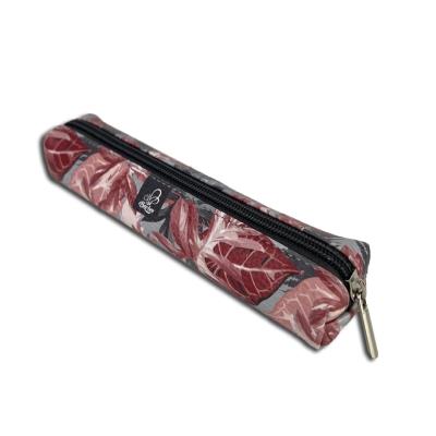 Opakowanie Piórnik mini prostokąt liście ceglaste BB230054