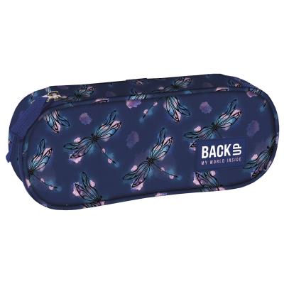 Opakowanie Piórnik owalne BACKUP 5 model A24 taniec ważek